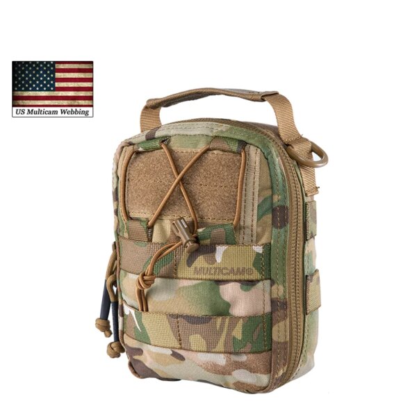 pochette medicale tactique MOLLE, pochette utilitaire de premiers secours Airsoft chasse