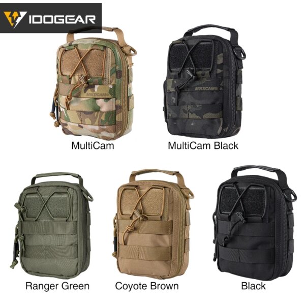 pochette medicale tactique MOLLE, pochette utilitaire de premiers secours Airsoft chasse – Image 6