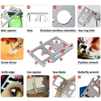 Kit de premiers secours équipement de survie d'urgence