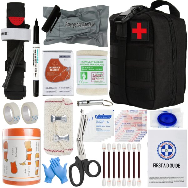 kit de survie militaire premier secours de survie Molle