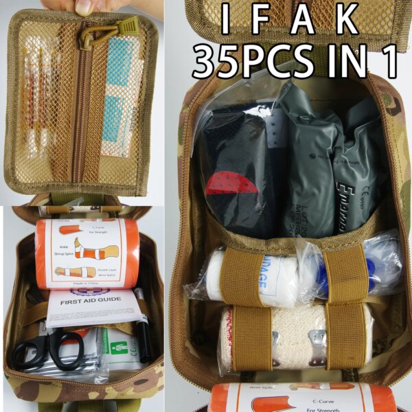 kit de survie militaire premier secours de survie Molle – Image 4