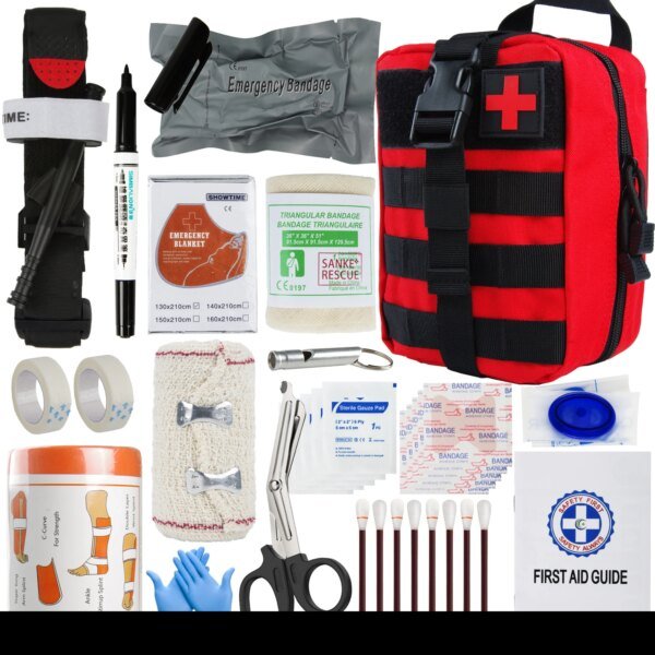 kit de survie militaire premier secours de survie Molle