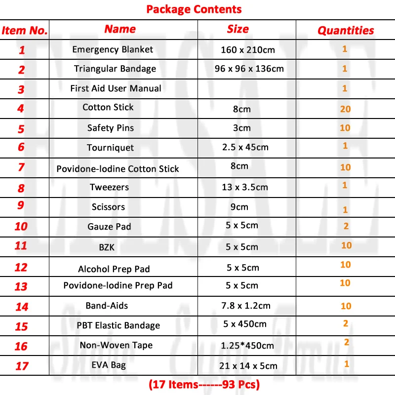 trousse de premier secours portable, kits pour la maison comme pour l'extérieur – Image 6