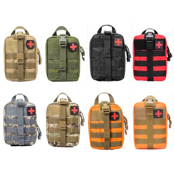 Trousse de secours Sac tactique de premiers secours Kit médical sac Molle EMT – Image 2