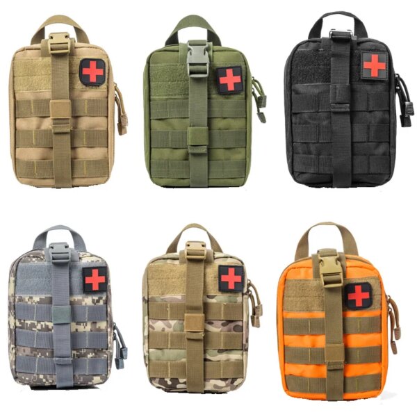 Trousse de secours Sac tactique de premiers secours Kit médical sac Molle EMT