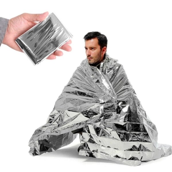 Couverture militaire de survie en cas d'urgence, imperméable – Image 2