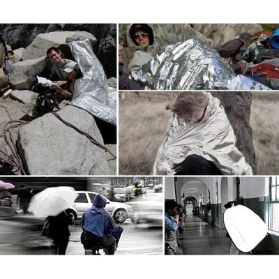 Couverture militaire de survie en cas d'urgence, imperméable