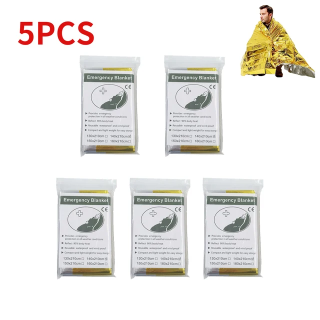 5PCS-Gold-Silver