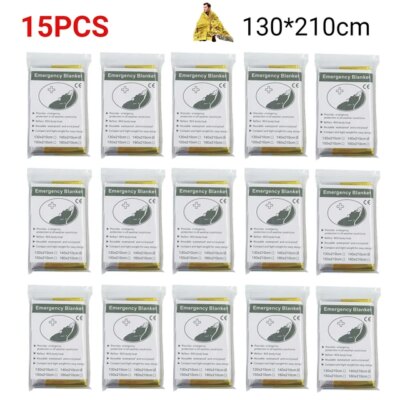 Couverture militaire de survie en cas d'urgence, imperméable