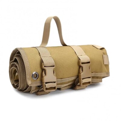 Tapis d'entraînement de tir en plein air antidérapant, tapis multifonction imperméable à Double face