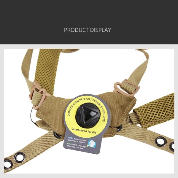 système DE Suspension pour casque militaire, lanière réglable, FAST MICH – Image 3