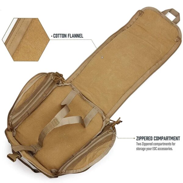 Sac de rangement pour casque tactique, sac de rangement rembourré pour casque Airsoft – Image 4