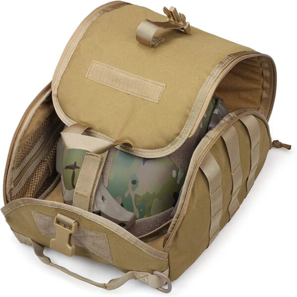 Sac de rangement pour casque tactique, sac de rangement rembourré pour casque Airsoft