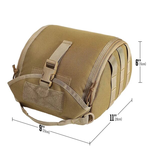 Sac de rangement pour casque tactique, sac de rangement rembourré pour casque Airsoft – Image 2