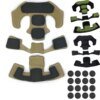 7205-cd4855.jpg Coussin en mousse à mémoire de forme pour casque tactique, tapis de protection, Kit de rembourrage pour équipe, wdfast Mich Airsoft, accessoires
