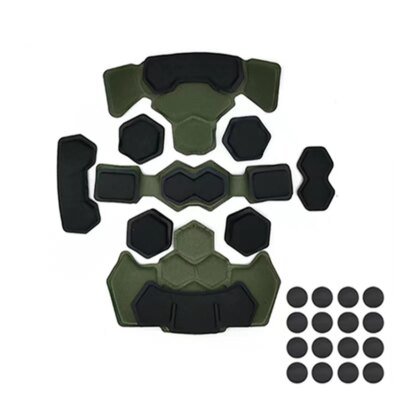 Coussin en mousse à mémoire de forme pour casque tactique, tapis de protection, Kit de rembourrage pour équipe, wdfast Mich Airsoft, accessoires