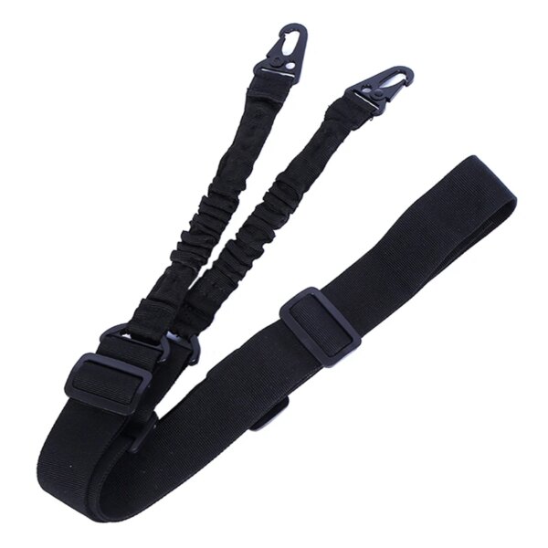 Sangle d'épaule pour fusil tactique à point unique en nylon pour airsoft, ajustable – Image 4
