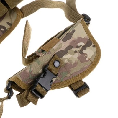 Ceinture d'épaule tactique militaire, tactique militaire, molle verticale avec poche, accessoires pour armes à feu