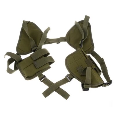 Ceinture d'épaule tactique militaire, tactique militaire, molle verticale avec poche, accessoires pour armes à feu