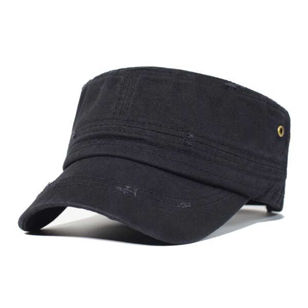 Casquettes militaires en coton délavé pour hommes, casquette militaire de combat – Image 6