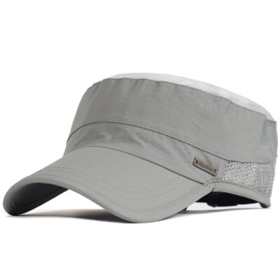 Casquette de Sport de plein air en maille à séchage rapide, casquette militaire pour hommes