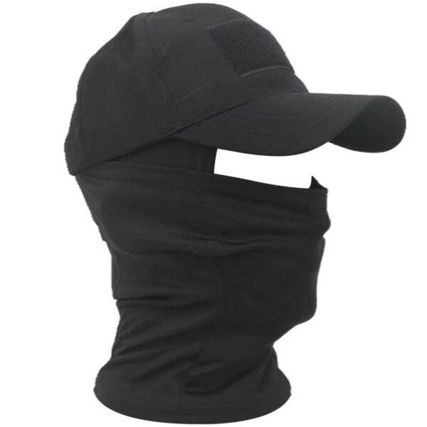 Casquette de Baseball à capuche militaire tactique pour hommes et femmes, chapeaux de soleil à rabat d'été – Image 2