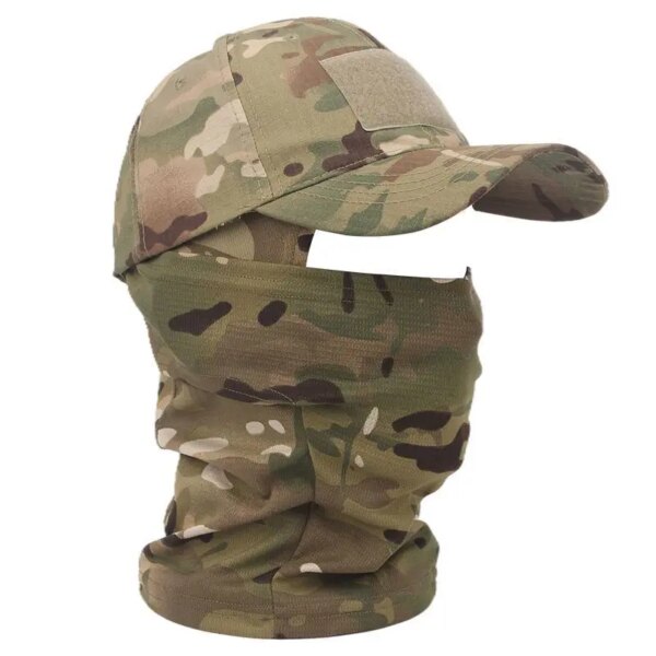 Casquette de Baseball à capuche militaire tactique pour hommes et femmes, chapeaux de soleil à rabat d'été