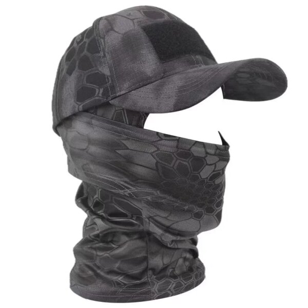 Casquette de Baseball à capuche militaire tactique pour hommes et femmes, chapeaux de soleil à rabat d'été – Image 3