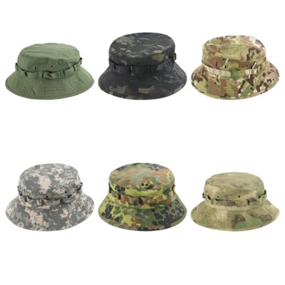 Chapeaux de Camouflage militaire Boonie, chapeau seau d'été pour hommes et femmes
