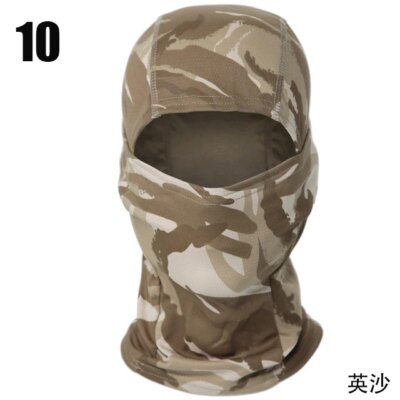 Cagoule de Camouflage tactique, masque facial complet, Ski, cyclisme, armée de chasse, écharpe