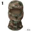 Cagoule de Camouflage tactique, masque facial complet, Ski, cyclisme, armée de chasse, écharpe
