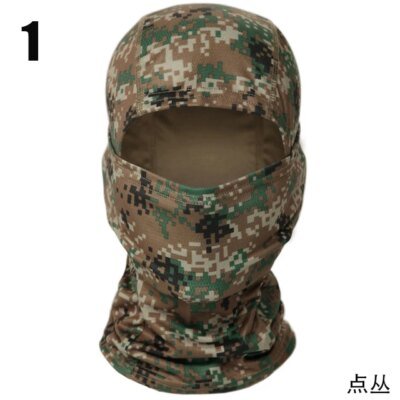 Cagoule de Camouflage tactique, masque facial complet, Ski, cyclisme, armée de chasse, écharpe