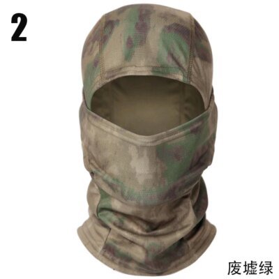 Cagoule de Camouflage tactique, masque facial complet, Wargame CP, chapeau militaire de chasse