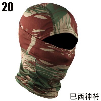 7699-cecc3f.jpg Cagoule de Camouflage tactique, masque facial complet, Wargame CP, chapeau militaire de chasse