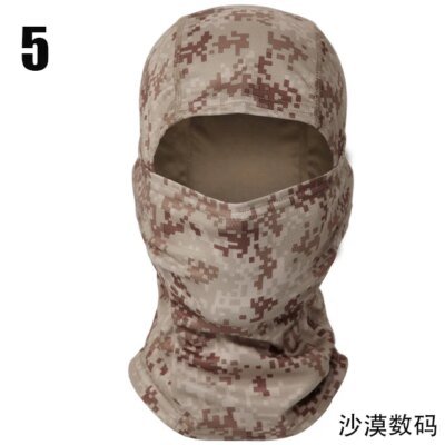 Cagoule de Camouflage tactique, masque facial complet, Ski, cyclisme, armée de chasse, écharpe