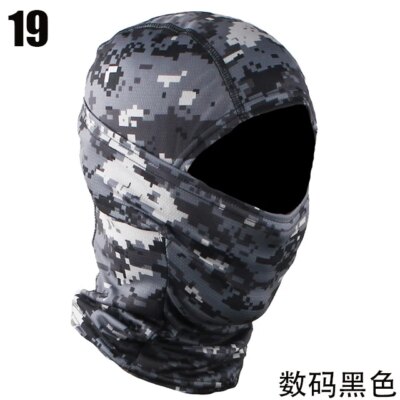 Cagoule de Camouflage tactique, masque facial complet, Ski, cyclisme, armée de chasse, écharpe