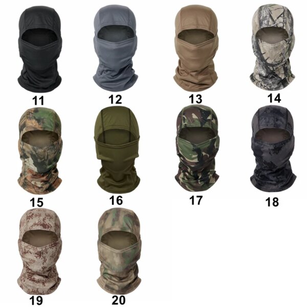 Cagoule tactique, 20 couleurs, Bandana de ski, visage complet, écharpe de cou, tête – Image 5