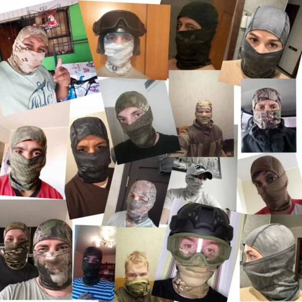 Cagoule tactique, 20 couleurs, Bandana de ski, visage complet, écharpe de cou, tête – Image 3