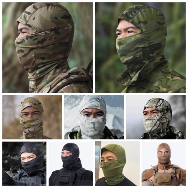 Cagoule tactique, 20 couleurs, Bandana de ski, visage complet, écharpe de cou, tête – Image 2