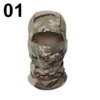Cagoule tactique, 20 couleurs, Bandana de ski, visage complet, écharpe de cou, tête