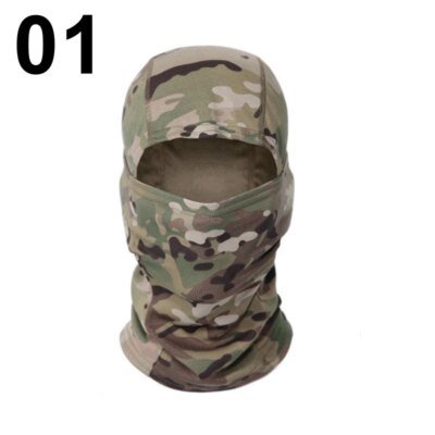 Cagoule tactique, 20 couleurs, Bandana de ski, visage complet, écharpe de cou, tête