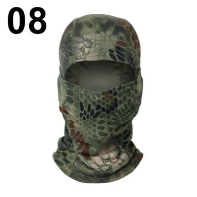 Cagoule tactique, 20 couleurs, Bandana de ski, visage complet, écharpe de cou, tête
