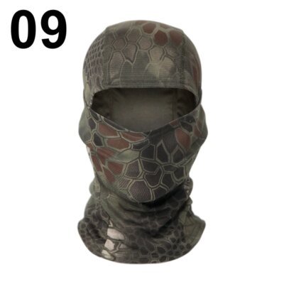 Cagoule tactique, 20 couleurs, Bandana de ski, visage complet, écharpe de cou, tête