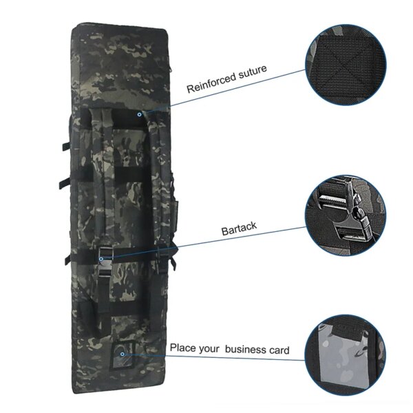 Étui à Double fusil tactique de 32 38 42 48 pouces, sac à dos pour fusil militaire Molle – Image 2