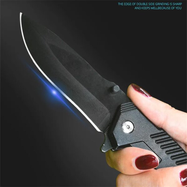 Couteau pliant de chasse, 2 Styles, couteaux de survie tactiques – Image 5