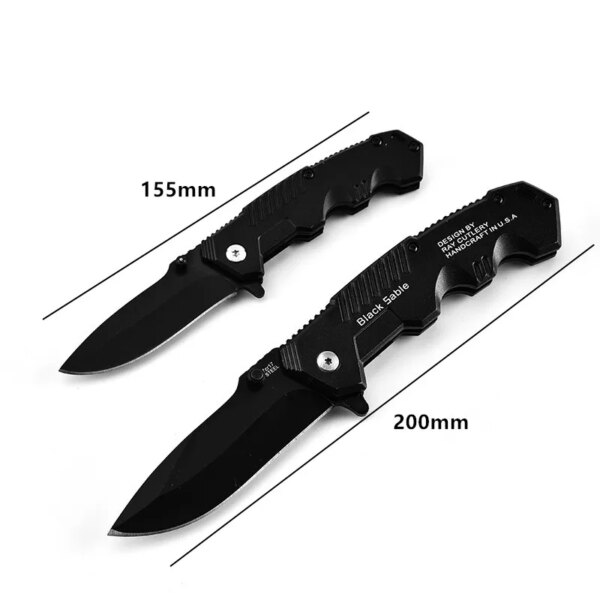 Couteau pliant de chasse, 2 Styles, couteaux de survie tactiques – Image 2