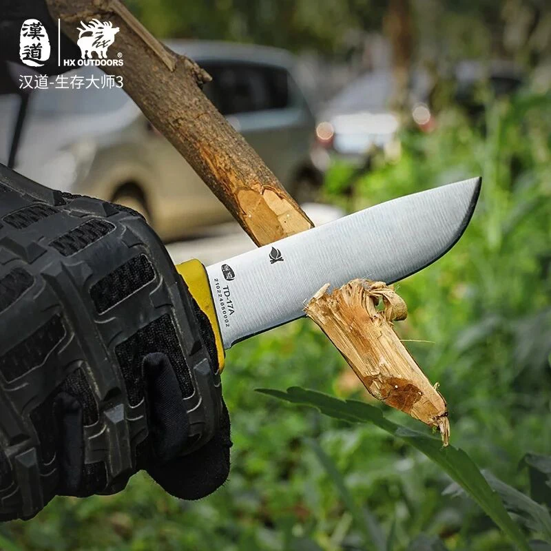 couteau de survie en plein air, 5CR15MOV, en acier inoxydable, pour Camping – Image 4