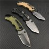 Kersaw Shuffle II 8750 Mini couteau de chasse pliable manuel Blackwash Tanto bord uni 8Cr13Mov lame tactique couteaux EDC de survie