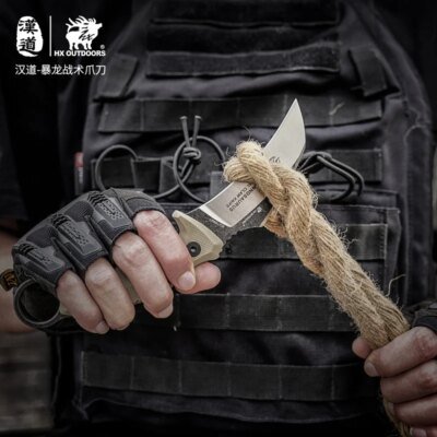 8592-9685d3.jpg HX – couteau de chasse en plein air, tactique de survie, contre-frappe, de poche