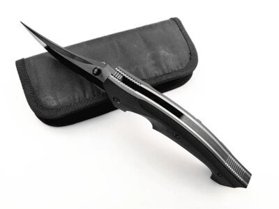 8599-7908cd.jpg couteau de poche tactique pliant KH03, lame D2 G10, manche Ă roulement Ă billes